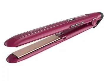 Plancha De Cabello Remington Triple Infusión S7740 Color Borgoña 