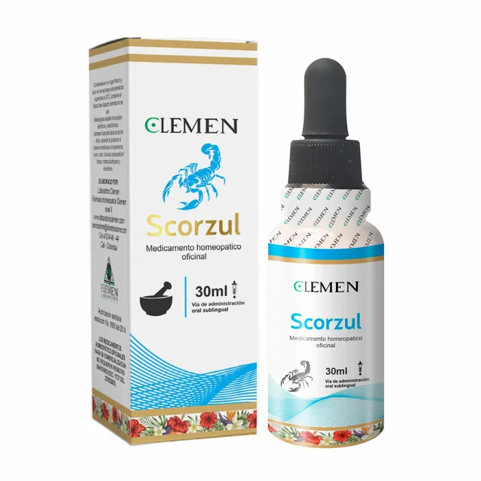 Escorpion Azul Scorzul x 30 ml Gotas