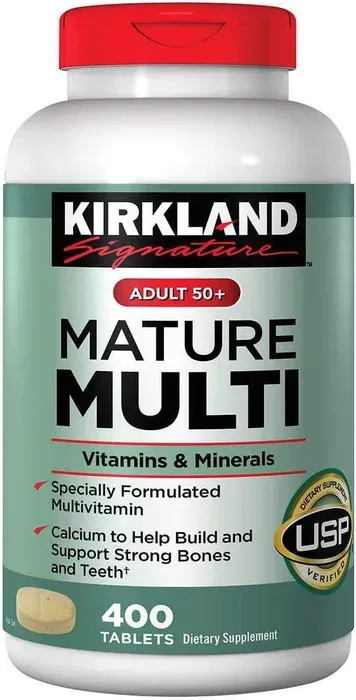 Mature Multi Vitamina Similar Centrum Adulto 50+, 400 Tablet Kirkland