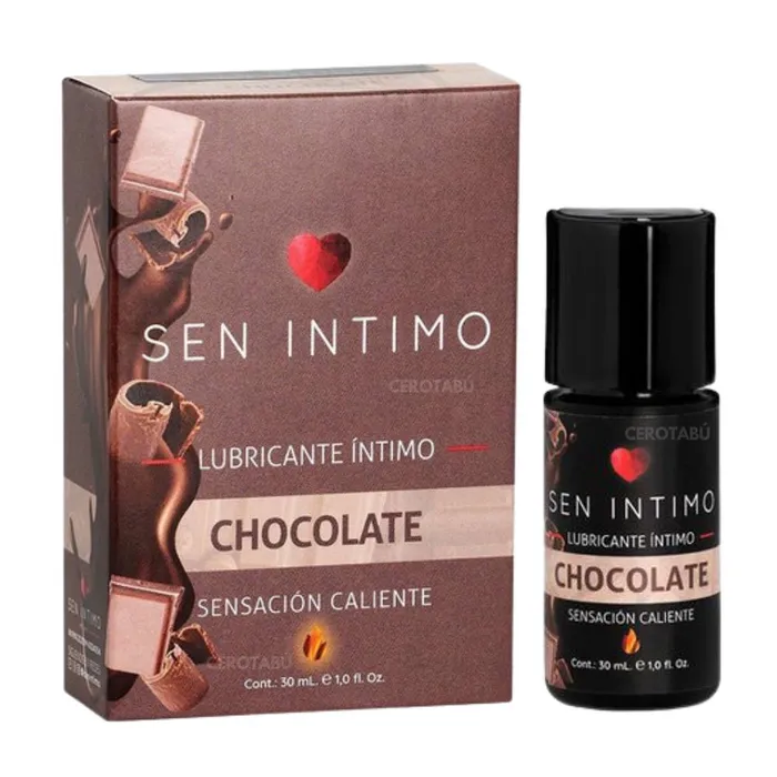 Lubricante Intimo Sensación Caliente Sabor Chocolate x 30ml