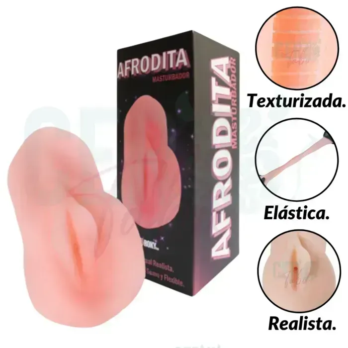 Masturbador Masculino Vagina Realista Afrodita 4d Texturizad