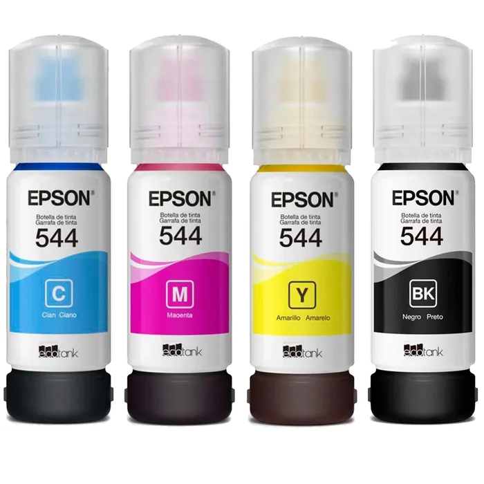 Botes de Tinta 544 Originales Epson Certificadas