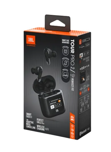 Audifonos JBL 1.1 Tour Pro 2 Negro: Sonido De Vanguardia En Un Estuche Inteligente