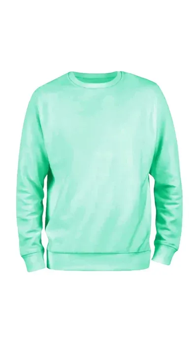 Buzo Hoddie Fino Verde Menta Claro 