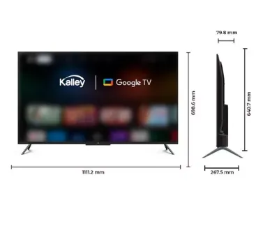 Televisor Kalley 50 Pulgadas 129 cm Led Ultra Hd 4K Smart Tv Control Por Voz