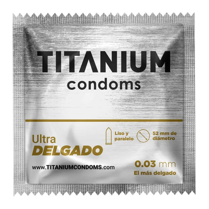 Condones Titanium Ultra Delgado X 12