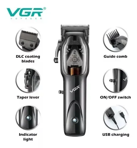 Maquina Cortadora De Cabello Inalámbrica  Vgr  V-653