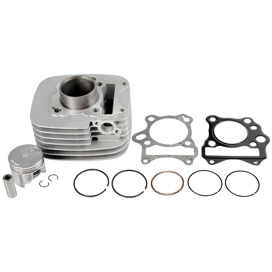 CILINDRO COMPLETO 109cc /INC. KIT CB / CB110TWISTERDC P:12 NEGRO (PISTON  CONCAVO)