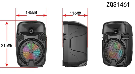 Radio Parlante Usb, Bt, 8w 3" Sing-e (TM) Ref: ZQS1328