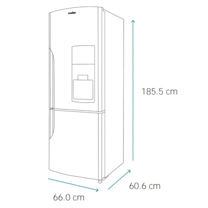 Nevera Mabe No Frost 418 Litros - RMB400IBBRP0