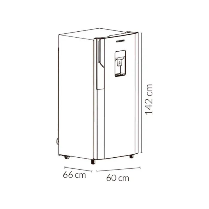 Nevera Challenger Lúmina Frost 256 Litros