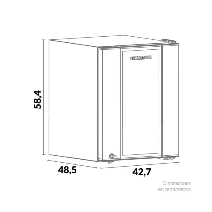 Minibar Challenger Negro 49 Litros