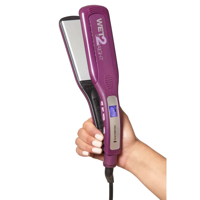 Plancha Alisadora Remington Cabello Húmedo y Seco S8001P Plancha de cabello Remington para cabello húmedo cerámica turmalina