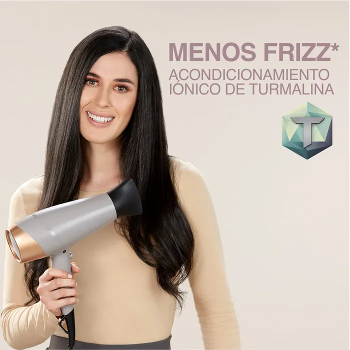 Secador Remington colágeno y biotina control antifrizz 1900W D26A Secador Remington colágeno y biotina control antifrizz 1900W