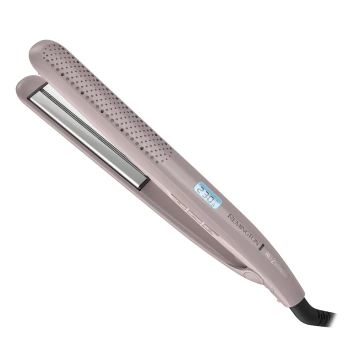 Plancha Alisadora Remington W2S Cabello Húmedo y Seco S27A Plancha de cabello Remington para cabello húmedo cerámica anti frizz