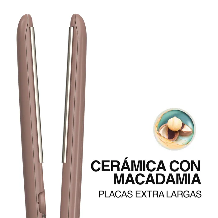 Plancha Alisadora Remington Ceramica con Macadamia S6300M Plancha de cabello Remington cerámica protege color de cabello teñido