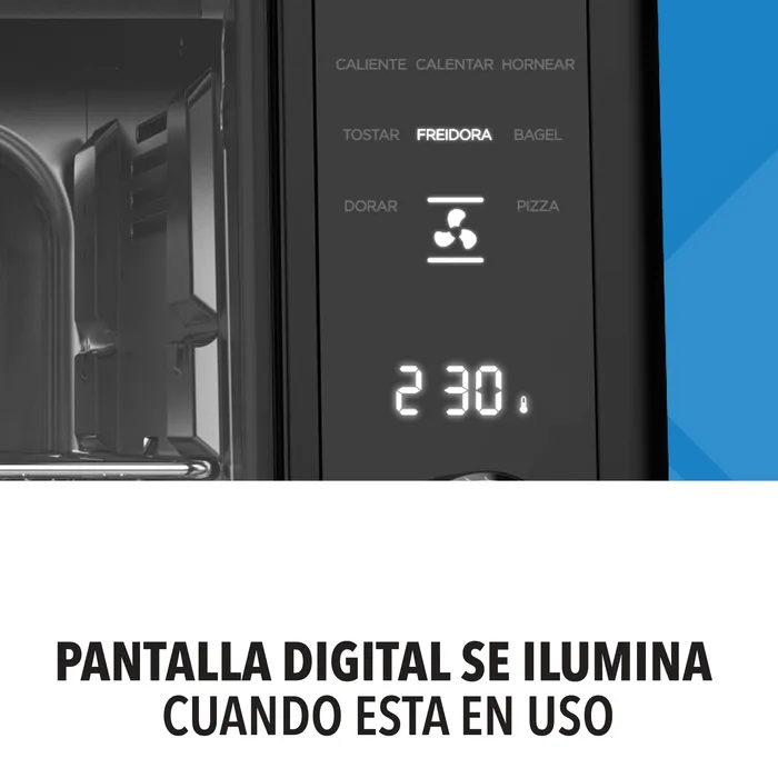 Horno-freidor-digital-PowerXL-extra-grande-8-funciones,-22L Horno freidor digital PowerXL extra grande 8 funciones, 22L