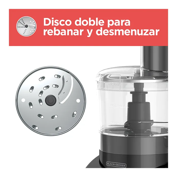 Procesador de Alimentos Black+Decker FP4200B Procesador de Alimentos Black + Decker FP4200B