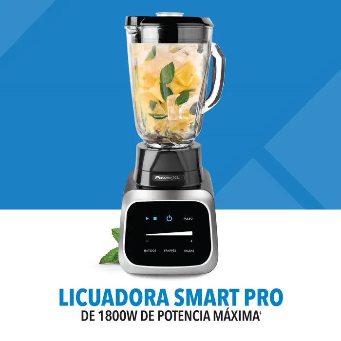 Licuadora PowerXL potencia 1800W 6 cuchillas de titanio 2L