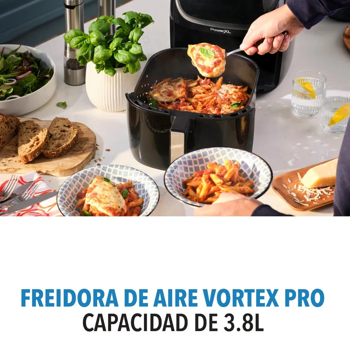 Freidora de aire PowerXL digital cocción en 2 niveles, 3.8L