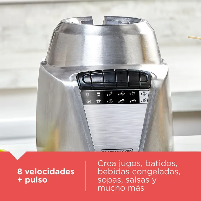 Licuadora Black+Decker Ice Crush gris, BL0876-2SDLA Licuadora Black+Decker trituradora hielo gris BL0876-2SDLA ICE CRUSH