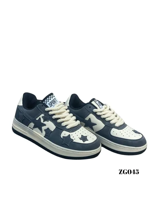 Tenis beige detalles gris zg045-35