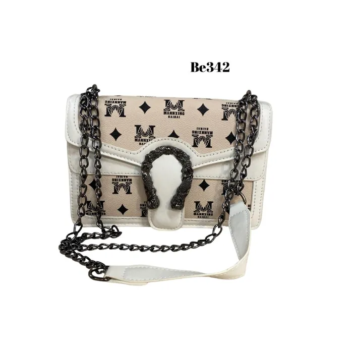 Bolso Incanta shoes Bolso Blanco Detalles Apliques Be342 BE342