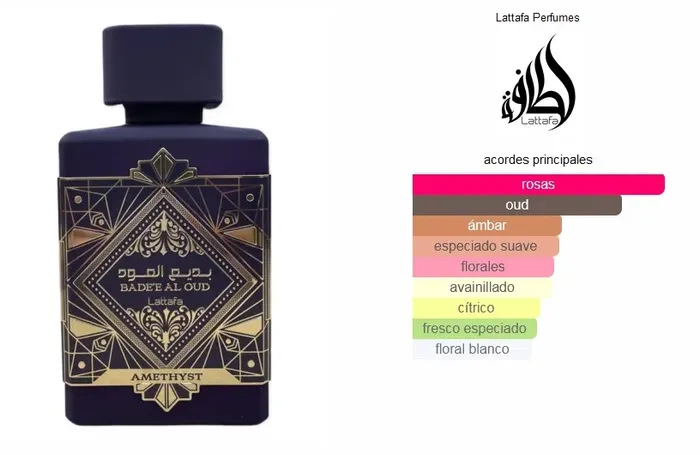 Perfume  Lattafa Bade'e Al Oud Amethyst  EDP Original