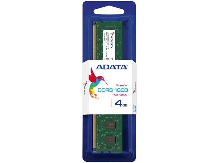 Memoria Ram Adata 4gb Ddr3 1600mhz (1×4) Cl11