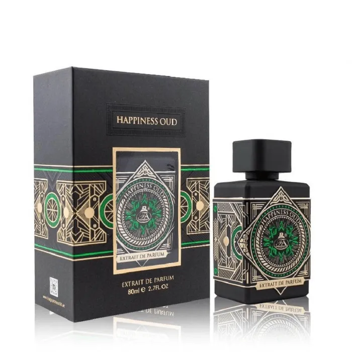 Perfume Arabe Fragrance World Happiness Oud Extrait 80ml Unisex