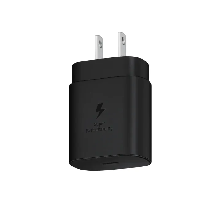 Cargador Carga Rapida Samsung USB-C 25W PD Negro