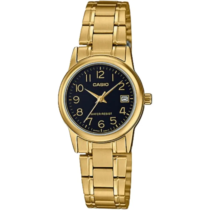 Reloj Casio Para Mujer Acero Dorado Original Ltp-v002g-1budf