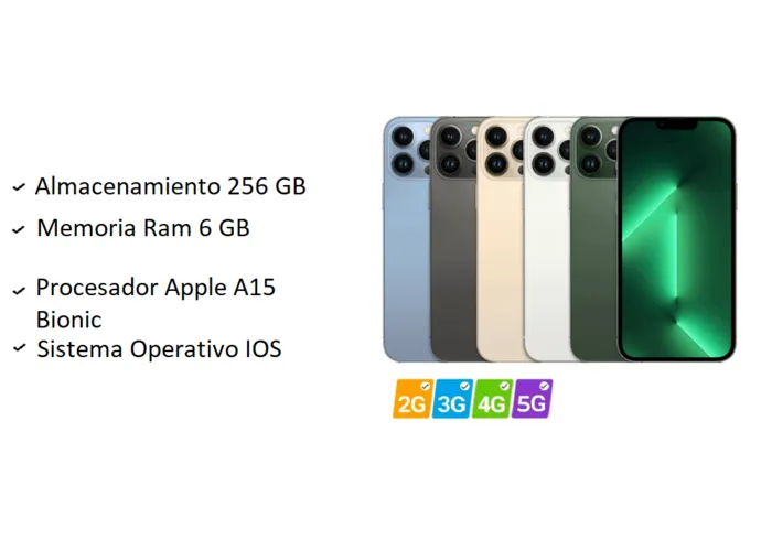 Celular Iphone 13 Pro Max 256GB Verde Reacondicionado