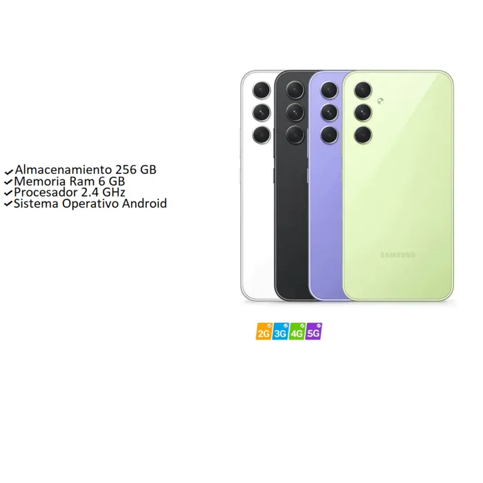 Celular Samsung A54 256 GB 8 RAM 5G Verde