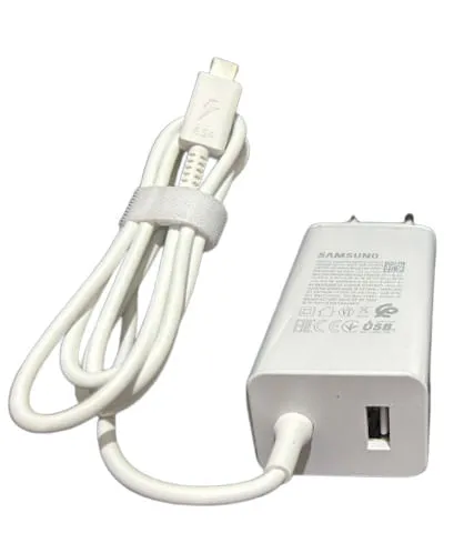 Cargador Samsung 65W Carga rapida Tipo C Blanco