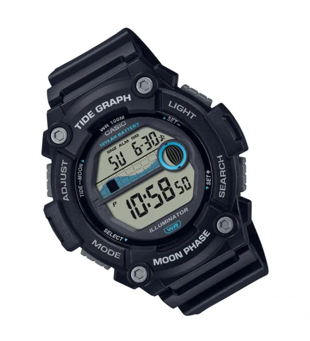 Reloj Casio Para Hombre Goma Original Ws-1300h-1avdf