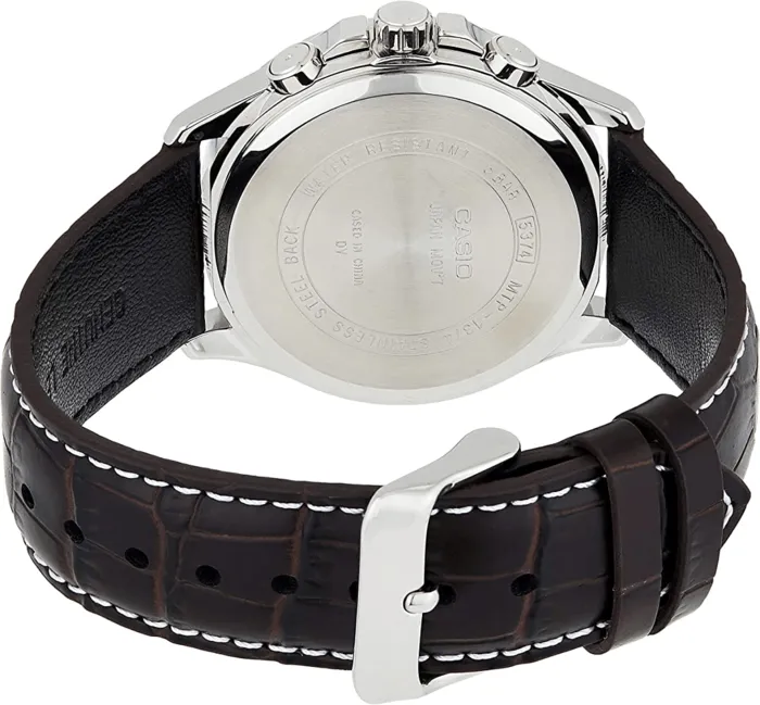 Reloj Casio Para Hombre Cuero Original Mtp-1374l-7avdf