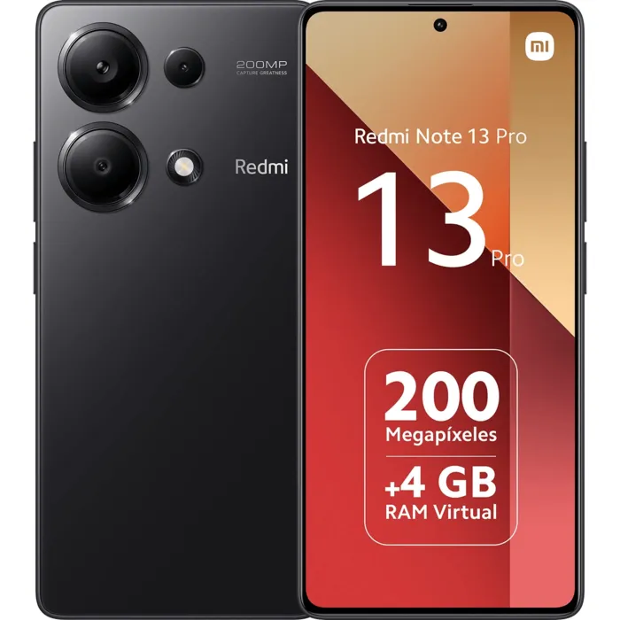 Celular Redmi Note 13 Pro 256GB 8GB 4G Negro