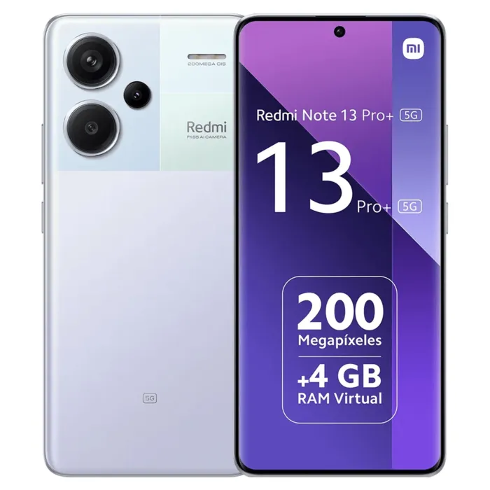 Celular Redmi Note 13 Pro Plus 5G 512GB 12GB Purpura