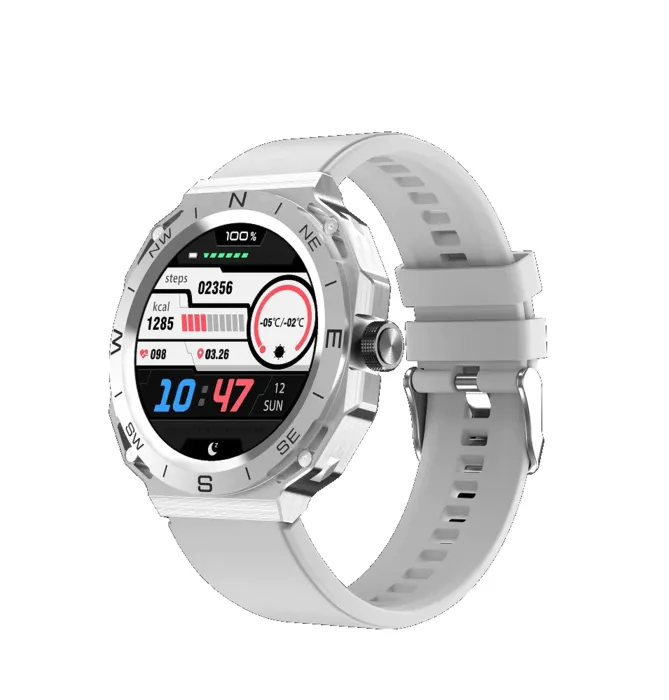 Reloj inteligente Mobulaa Modelo SK22 Smartwatch Plateado