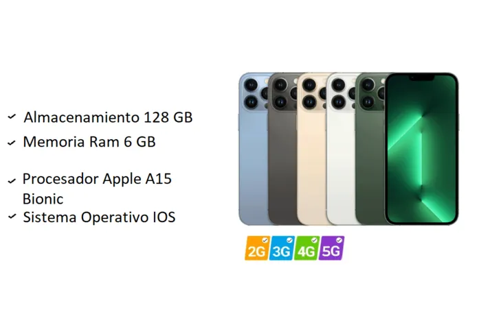 Celular Iphone 13 Pro Max 128GB Verde Reacondicionado