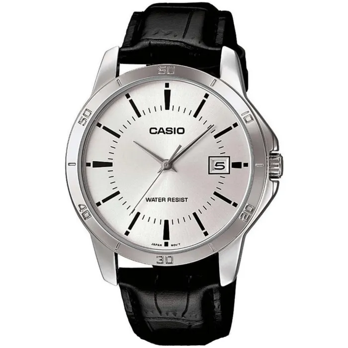 Reloj Casio Ltp-v004l-7audf Mujer Cuero Original