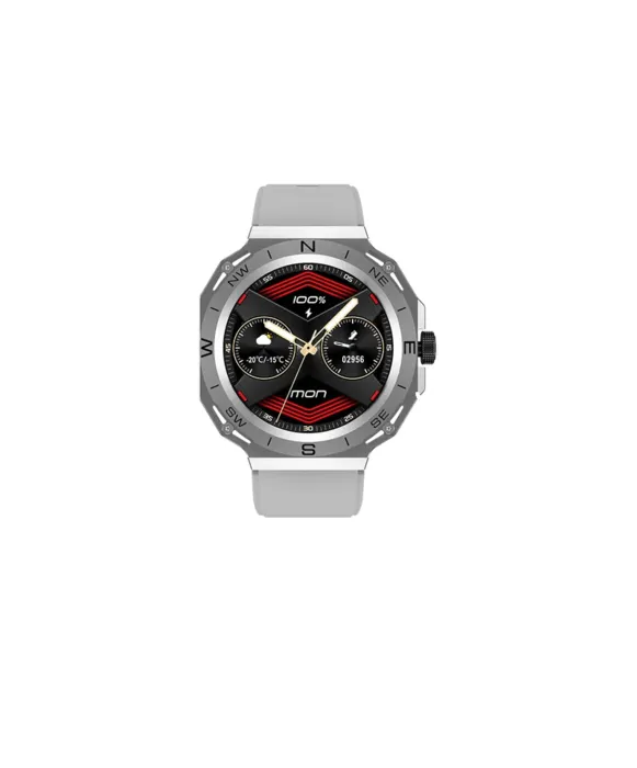 Reloj inteligente Mobulaa Modelo SK22 Smartwatch Plateado