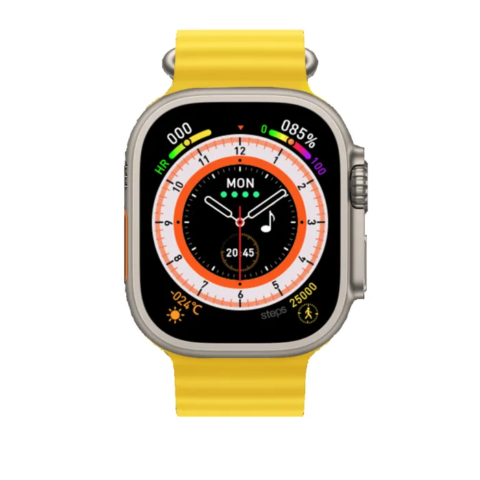 Reloj Inteligente H8 Ultra Smartwatch amarillo