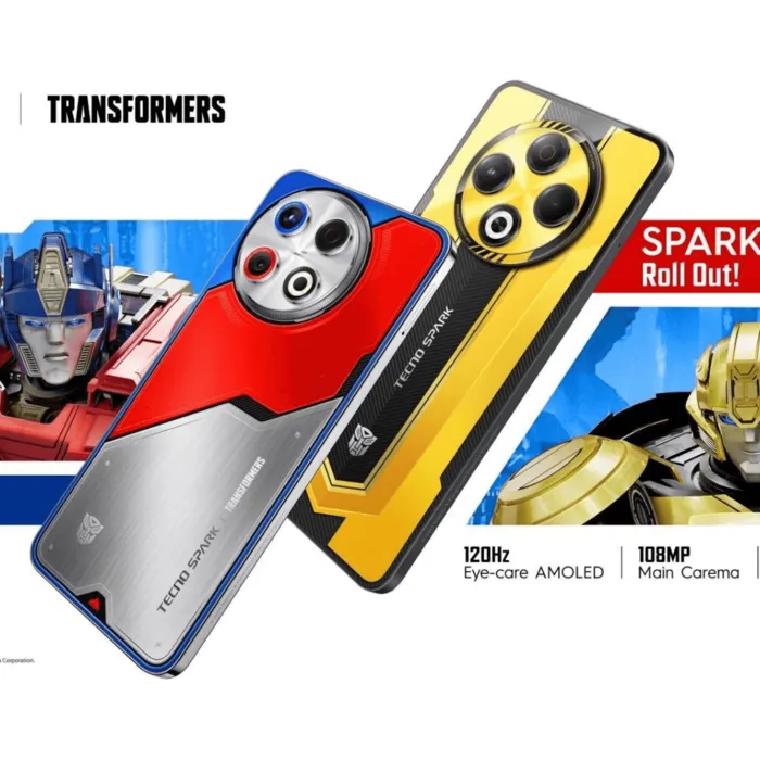 Celular Tecno Spark 30 Pro 8+256GB Edición Optimus Prime