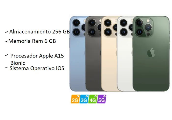 Celular Iphone 13 Pro 256GB Dorado Reacondicionado