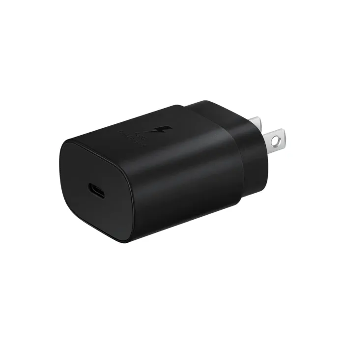 Cargador Carga Rapida Samsung USB-C 25W PD Negro