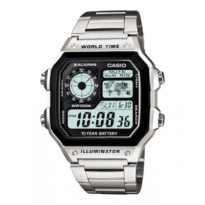 Reloj Casio Para Hombre Acero Original Ae-1200whd-1avdf