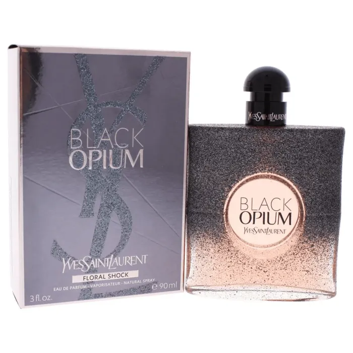 Perfume Yves Saint Laurent Black Opium Floral Shock 3oz Mujer