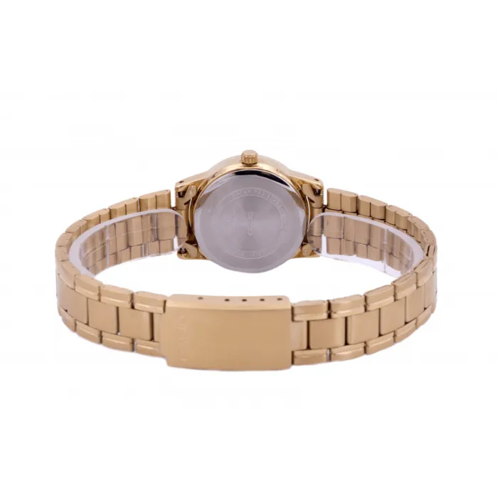 Reloj Casio Para Mujer Acero Dorado Original Ltp-v002g-1budf